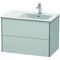 Duravit Waschtischunterbau XSQUARE 560x810x478mm Be rechts weiß seidenmatt