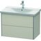 Duravit Waschtischunterbau XSQUARE 565x810x473mm taupe matt