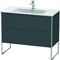 Duravit Waschtischunterbau XSQUARE 832x1010x478mm graphit matt