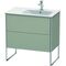 Duravit Waschtischunterbau XSQUARE 832x810x478mm Be rechts taupe seidenmatt
