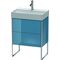 Duravit WT-Unterbau XSQUARE COMPACT 731x584x390mm stone blue hochglanz