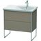 Duravit Waschtischunterbau XSQUARE Becken rechts 805x810x473mm leinen