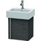 Duravit Waschtischunterbau VERO 311x400x428mm Ans re Ei dunkel gebürstet