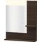 Duravit Spiegel VERO 142x650x800mm Be nussbaum gebürstet