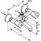 Kludi WF und Brausearmatur STANDARD DN 15 Terralux Griff KS chr