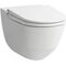 Laufen Wand-Dusch-WC CLEANET RIVA tief 4,5/3 l spülrandl 355x600mm we matt