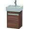 Duravit Waschtischunterbau Ketho 320x400x550mm Ans links nussbaum natur