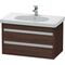 Duravit Waschtischunterbau KETHO 465x800x480mm kastanie dunkel