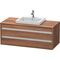 Duravit Waschtischunterbau KETHO 550x1200x496mm nussbaum natur