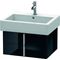 Duravit Waschtischunterbau VERO 431x550x298mm schwarz hochglanz