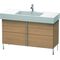 Duravit Waschtischunterbau VERO 446x1200x581mm europäische eiche