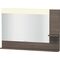 Duravit Spiegel VERO 142x1200x800mm, Beleuchtung pine terra