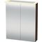 Duravit Spiegelschrank X-LARGE 138x600x760mm nussbaum gebürstet