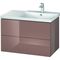 Duravit Waschtischunterbau L-CUBE 820x481x555mm cappuccino hochglanz