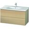 Duravit Waschtischunterbau L-CUBE 1020x481x555mm mediterrane eiche