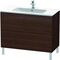 Duravit Waschtischunterbau L-CUBE 1020x481x704mm nussbaum gebürstet
