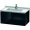 Duravit Waschtischunterbau L-CUBE 469x820x408mm schwarz hochglanz