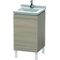 Duravit Waschtischunterbau L-CUBE 447x460x712mm Ans rechts pine silver