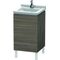 Duravit Waschtischunterbau L-CUBE 447x460x712mm Anschlag rechts pine terra