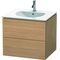 Duravit Waschtischunterbau L-CUBE 514x620x550mm europäische eiche