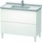 Duravit Waschtischunterbau L-CUBE 469x1020x712mm weiß matt