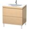 Duravit Möbelwaschtisch DARLING NEW 800x540mm o ÜL 1 HL eiche gebürstet