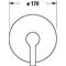 Duravit Fertigmontage-Set B.2 für Unterputz-Brausemischer chrom