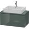 Duravit Konsolenunterschrank L-CUBE 400x820x477mm dolomiti grey hochglanz