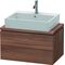 Duravit Konsolenunterschrank L-CUBE 400x720x477mm nussbaum natur