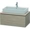 Duravit Konsolenunterschrank L-CUBE 400x920x547mm pine silver
