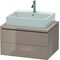 Duravit Konsolenunterschrank L-CUBE 400x720x547mm cappuccino hochglanz