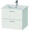 Duravit Waschtischunterbau XBASE 2 Schubkästen 552x600x475mm weiß matt