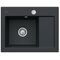 V&B Spüle SUBWAY 45 COMPACT 650x510mm Be li Exzent. ebony