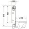 Duravit Wand-WC-Element DURASYSTEM 445x915mm, Nasseinbau