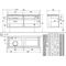 V&B Waschtischunterschrank LEGATO 1400x550x500mm Glossy White