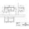 V&B Waschtischunterschrank SUBWAY 3.0 1001x422,5x516mm f SWT re Gri Vo bl Br w