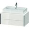 Duravit Konsolenunterschrank XVIU 400x900x548mm Prof. sw ma weiß hochglanz