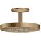 Kopfbrause 280 1jet AXOR ONE mit Deckenanschluss brushed bronze