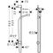 Brauseset 75 1jet EcoSmart AXOR ONE brushed nickel