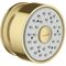 Seitenbrause AXOR 1jet DN 15, runde Rosette brushed gold optic