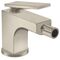 Einhebel-Bidetmischer AXOR CITTERIO m ZAG Hebelgriff brushed nickel