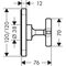 Abstelllventil AXOR CITTERIO E Unterputz 12x12 stainless steel optic