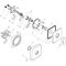 Einhebel-Brausemischer AXOR CITTERIO M Unterputz stainless steel optic