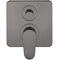 Einhebel-Wannenmischer AXOR CITTERIO M Unterputz brushed black chrome