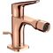 Einhebel-Bidetmischer AXOR CITTERIO M DN 15 m ZAG 1 1/4Zoll polished red gold