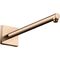 HG Brausearm AXOR 390mm, DN 15, eckig polished red gold
