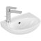 V&B Handwaschbecken O.NOVO 360x275mm HL li mit ÜL weiß C+