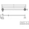 V&B Handtuchhalter ELEMENTS TENDER 654x85x54mm, rund chr