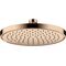 HG Kopfbrause AXOR 220, 1 jet, EcoSmart polished red gold