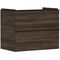 HG Waschtischunterschrank Xelu Q 780x605x475mm NB du Griff mattschwarz